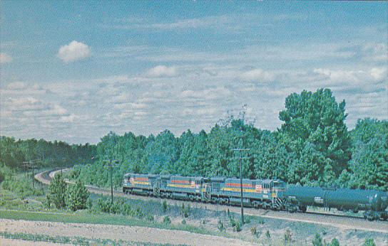 Seaboard Coast Lines Locomotives 7021 7023 and 7020 New General Electric C30-...