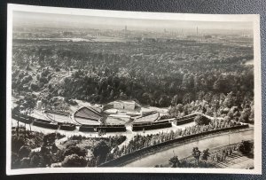 Mint Germany RPPC Real Picture Postcard Berlin Theater Aerial View