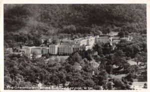 White Sulphur Springs West Virginia The Greenbrier Real Photo PC AA31541