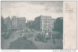 View Of Soldiers Monument And Centre Square Lanaster Pennsylvania