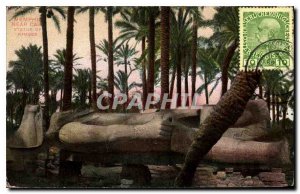 Postcard Ancient Egypt Egypt Cairo Near Memphis Statue of Ramses