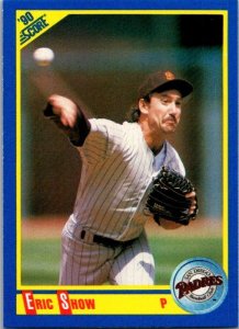1990 Score Baseball Card Eric Show San Diego Padres sk2696