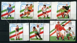 003023 Cuba. Soccer world cup 90.set+S/S.MNH.#3023