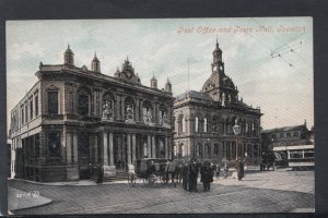 Suffolk Postcard - Post Office and Town Hall, Ipswich     T2791