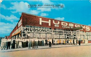 Coalgate Oklahoma Hudson's Big Country Store occupation JJK Copy Postcard 26-389