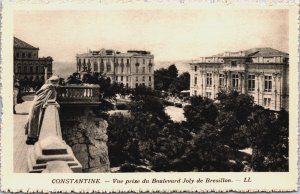 Algeria Constantine Vue Prise du Boulevard Joly de Bresillon Postcard C081