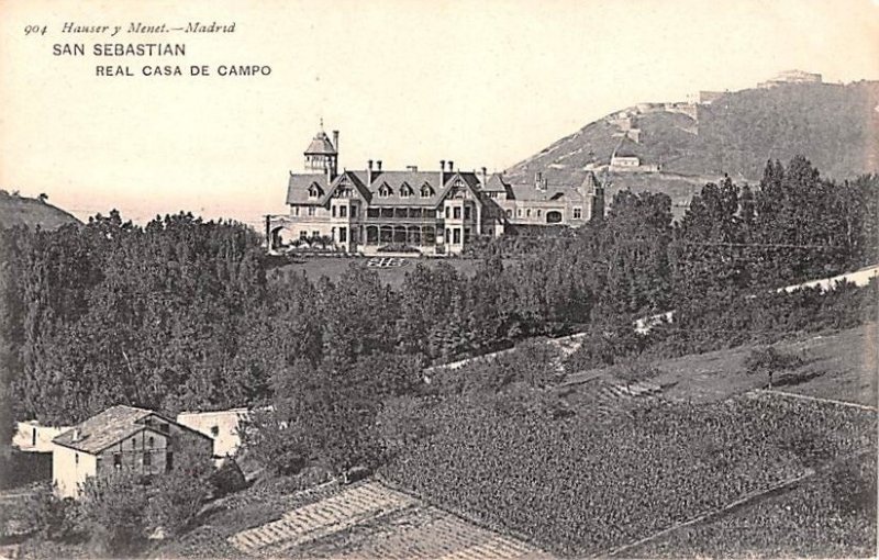 Real Csa de Campo San Sebastian Spain Postal Used Unknown 