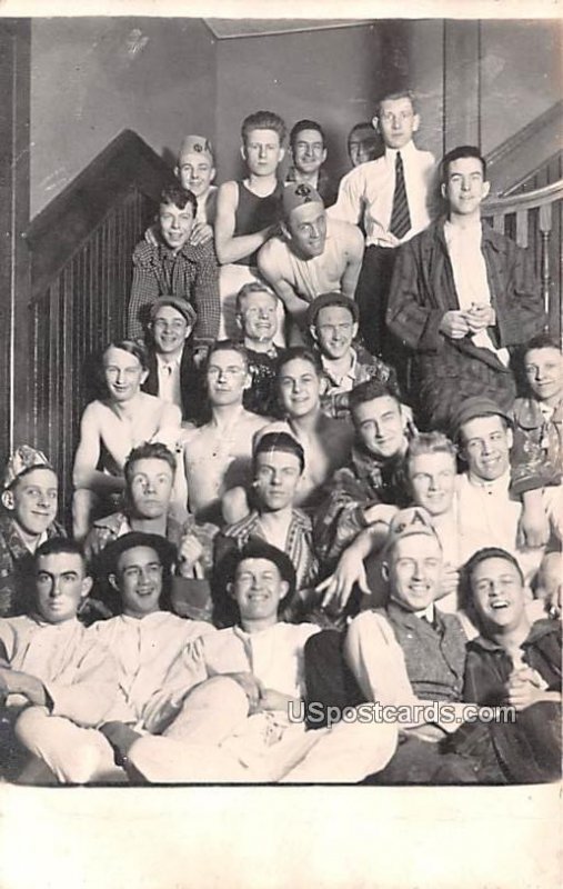 Group of People, Looks Fraternal in College - Kingston, Pennsylvania