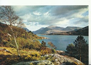 Wales Postcard - Snowdon and Llyn Padarn - Caernarvonshire - Ref TZ8695