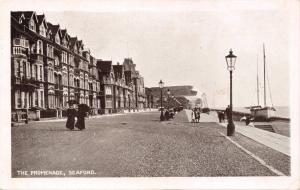 SEAFORD EAST SUSSEX UK THE PROMENADE POSTCARD