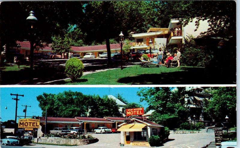 HOT SPRINGS NATIONAL PARK, AR ~ Roadside TAYLOR ROSAMOND MOTEL  1963  Postcard