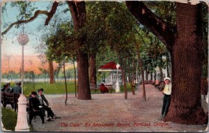 The Oaks An Amusement Resort Portland Oregon Vintage Postcard C120