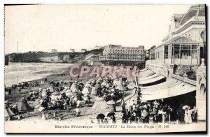 Old Postcard Biarritz Biarritz Queen Picturesque beaches