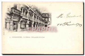 Old Postcard Pierrefonds Chateau left Approval of the Court