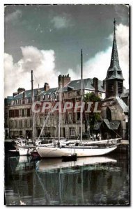 Postcard Old Honfleur Church St Etienne Charter