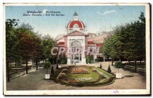 Old Postcard Wiesbaden Kochbrunnen Source The Thermal Hot Springs