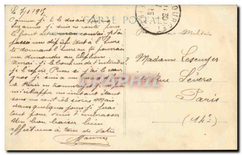 Le Bourget Old Postcard Monument & # 39epee brisee (sword)