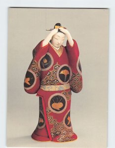 Postcard Artistic Dolls of Japan: The Toilette, Ningyo, Japan