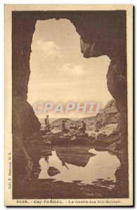 Old Postcard Cap Frehel Cave Six Queens