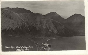 King Cove Alaska AK c1917 Real Photo Postcard #3 Birdseye View
