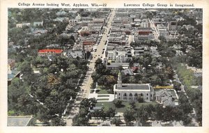 Lawrence College Group In Foreground - Appleton, Wisconsin WI