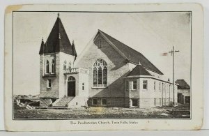 Twin Falls Idaho The Presbyterian Church Postcard M20