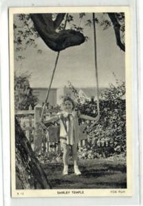 Child Actress SHIRLEY TEMPLE on Swing Seat (1930s) Fox Film S12 (II)