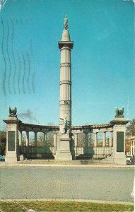 Richmond VA, Confederate Monument, Jefferson Davis, Civil War, 1960's