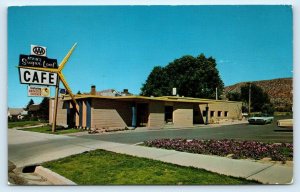 CEDAR CITY, UT Utah ~ Adkin's SUGAR LOAF CAFE c1960s Car Roadside Postcard