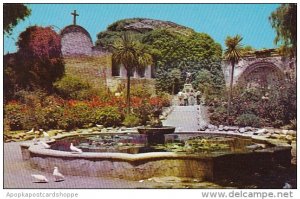 California San Juan Mission San Juan Capistrano With Fountain