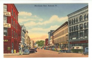 VT - Rutland. Merchants Row, 1947