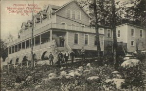 Mountain Lodge Shawangunk Mtns Crawford Ulster County NY c1910 Postcard