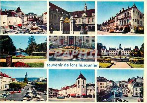 Modern Postcard Lons le Saunier (Jura) Place de la Liberte the theater