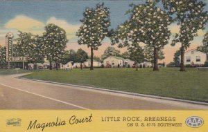 Arkansas Little Rock Magnolia Court Curteich sk5888