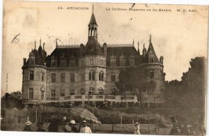 CPA ARCACHON - Le Chateau Deganne vu du Bassin (229744)