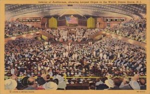 Interior Of Auditorium Showing Largest Organ In The World Ocean Grove New Jersey