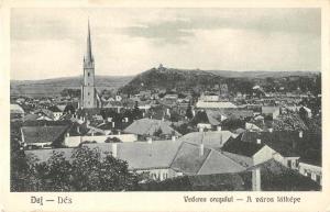 Dej Des Romania Scenic View Antique Postcard J51134