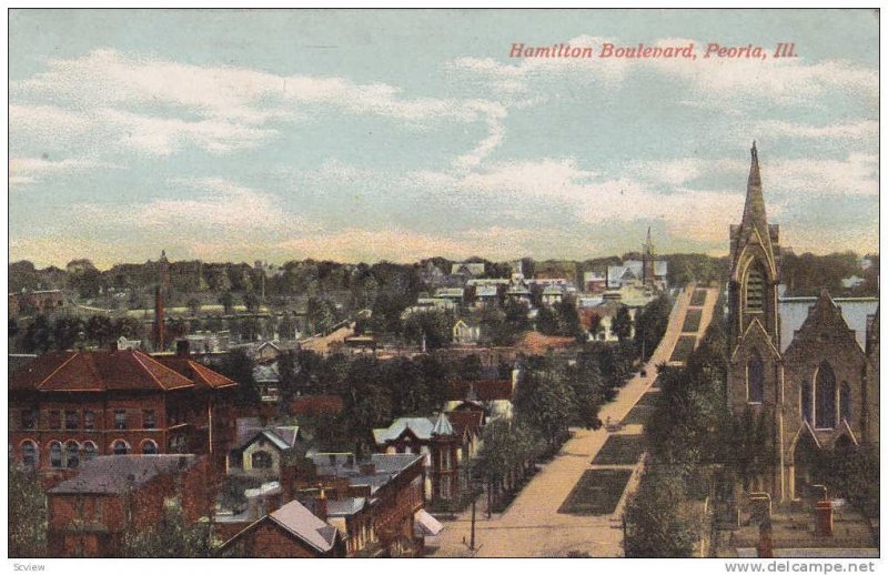 General view of Hamilton Boulevard, Peoria, Illinois, 00-10s