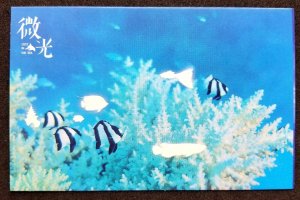 [AG] P406 Fish Marine Life Ocean Underwater Coral (postcard) *glow in dark *New