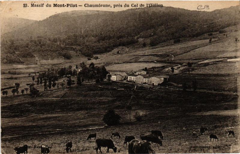 CPA Massif du Mont-PILAT - Chaumieune pres du Col de l'Ceillon (430009)