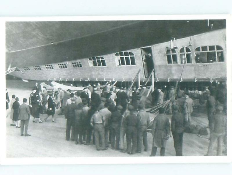 Reprint rppc ZEPPELIN - AVIATION SCENE Reprint Postcard AB2293