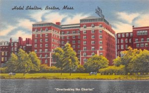 Hotel Shelton  Boston, Massachusetts Postcard