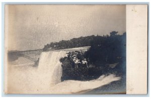 c1910's View Of Niagara Falls New York NY Waterfalls Antique RPPC Photo Postcard