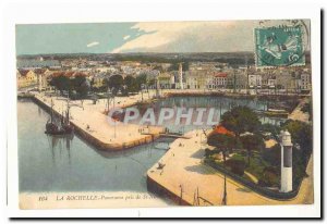 La Rochelle Old Postcard Panorama taken from St Nicolas