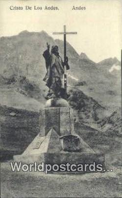 Cristo de Los Andes Andes, Peru Unused 