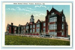 1922 State Normal School, Towson, Baltimore, Maryland MD Postcard