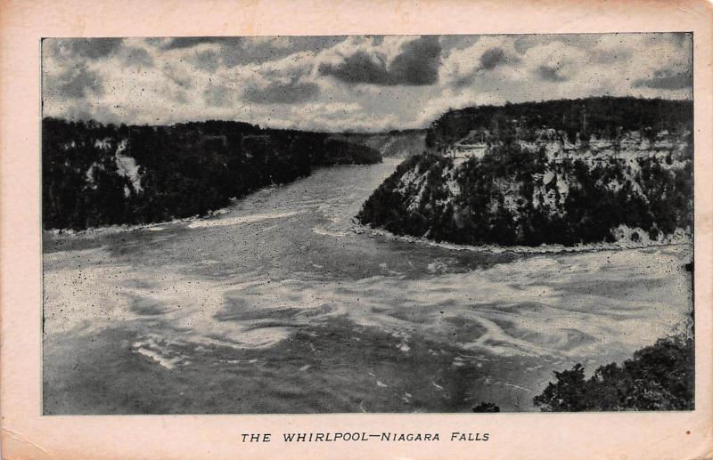 The Whirlpool, Niagara Falls, New York, Very Early Postcard, Unused