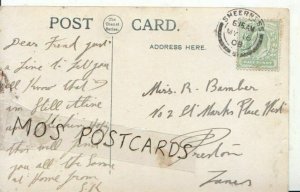 Genealogy Postcard - Bamber - No.2 St Marks Place West, Preston, Lancs Ref 6193A