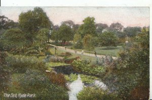 London Postcard - The Dell - Hyde Park - Ref 6642A
