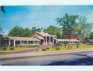 Unused 1950's OLD CARS & MT. VERNON COURT MOTEL Sumter SC u7166@